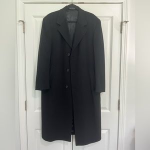 Men’s Lands’ End Wool Overcoat 40R